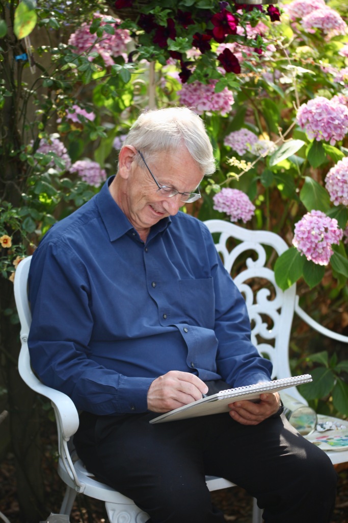 John Jones in Rose Garden